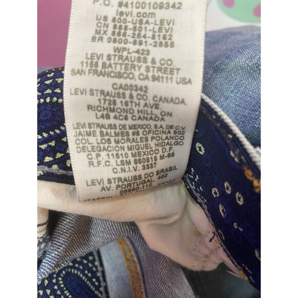 Levi's "The Original Jean" 525 Perfect Waist Women's Size 12 Cuffed Hem Jeans - Picture 7 of 14